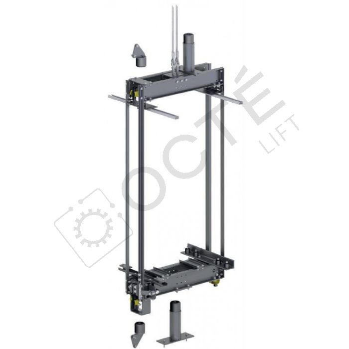 IT étrier pour guide T jusqu'à 630 kg et 1 m/s