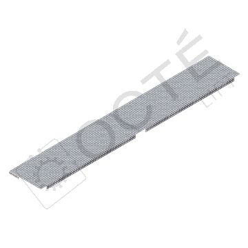 Panneaux frontaux supplémentaires (x2) pour écran de protection de contrepoids