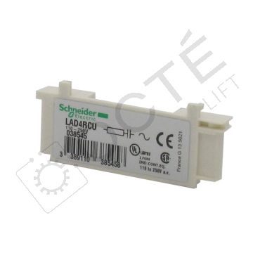 Module antiparasitage type RC 110-240 Vac pour LC1D09 à 38