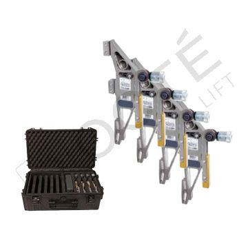 Valise avec 4 capteurs de charge LSM1 mobile pour câble 6-16 mm