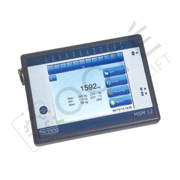 Système d'évaluation mobile MSM 12 BASIC pour capteur de charge