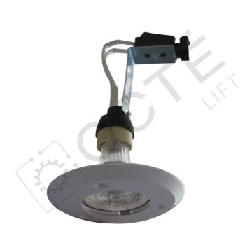 Kit éclairage secours en cabine 4,6W 12V (collerette antivol couleur blanche)