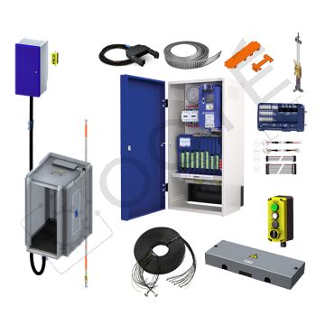 Pack VERSO VF asyn BO 16,5 A 07,5 kW 55 m fixation sol-plafond 27 m