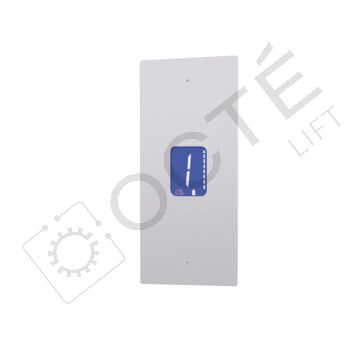 TOPAZ C boite palière inox brossé précâblée indicateur montant LCD