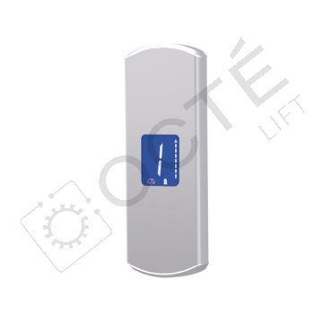 TOPAZ P boite palière inox brossé précâblée indicateur montant LCD