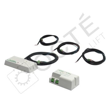 Kit d'alimentation bloc de secours 12 V + Sirène 100-106 db L 1m précâblée