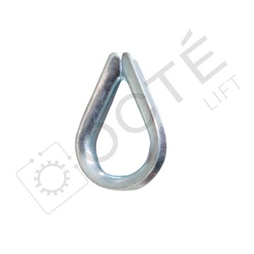 Cosse-cœur Ø 11 à 12 mm galvanisée DIN 6899B