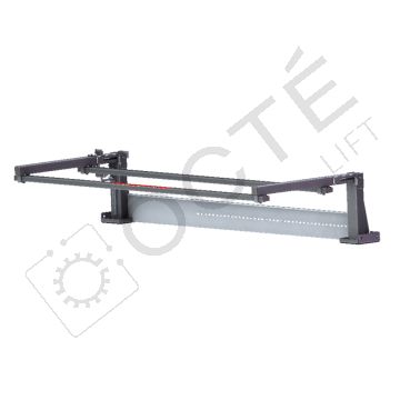 Balustrade toit de cabine rabattable h 700 mm EN 81-20/50