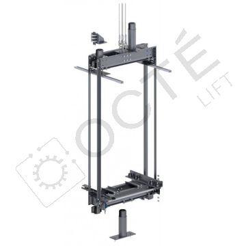 KIT étrier pour guide rond prise instantannée jusqu'à 400 kg et 0,63 m/s