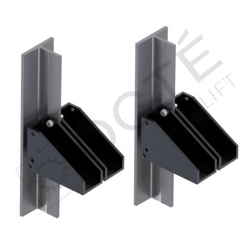 Butée fixée sur guide T (x2) - std