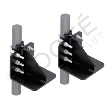 Butée fixée sur guide rond (x2)  - std