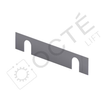 Cale de guide T75 double fourche ép. 1 mm pour crapauds (x50)