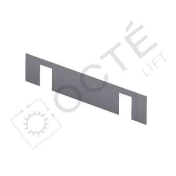 Cale de guide T89 double fourche ép. 1 mm pour crapauds (x50)