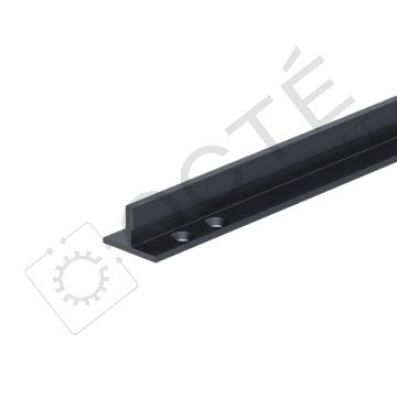 Guide étiré trous fraisés 75 x 62 x 10 mm L 2,5 m