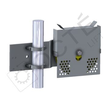 Support et poulie folle Ø 200 pour EGRI (48/50/60)