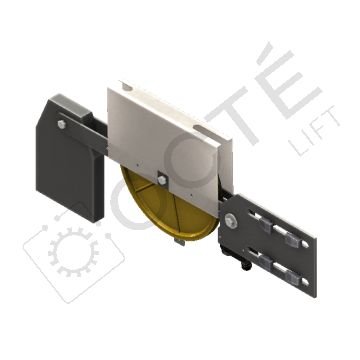 Tendeur kit Ø 300 R4K, fix. GT, 10 kg (sans câble acier)