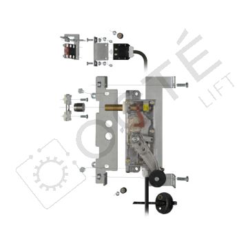 Kit subst. serrure SB3-SXA-ELF1 D dév. para. biseauté