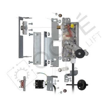 Kit subst. serrure HE1/HE2 sur B60 G dév. para. carré
