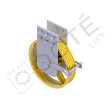 Support de fixation pour poulies sur goussets