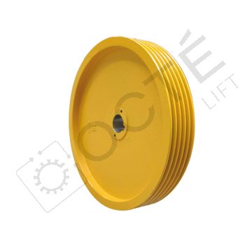 MANGO 950 Poulie Ø 600 / 5 gorges pour câble Ø 13