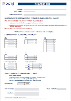 Fiche de relev&eacute; Ascenseur_complet